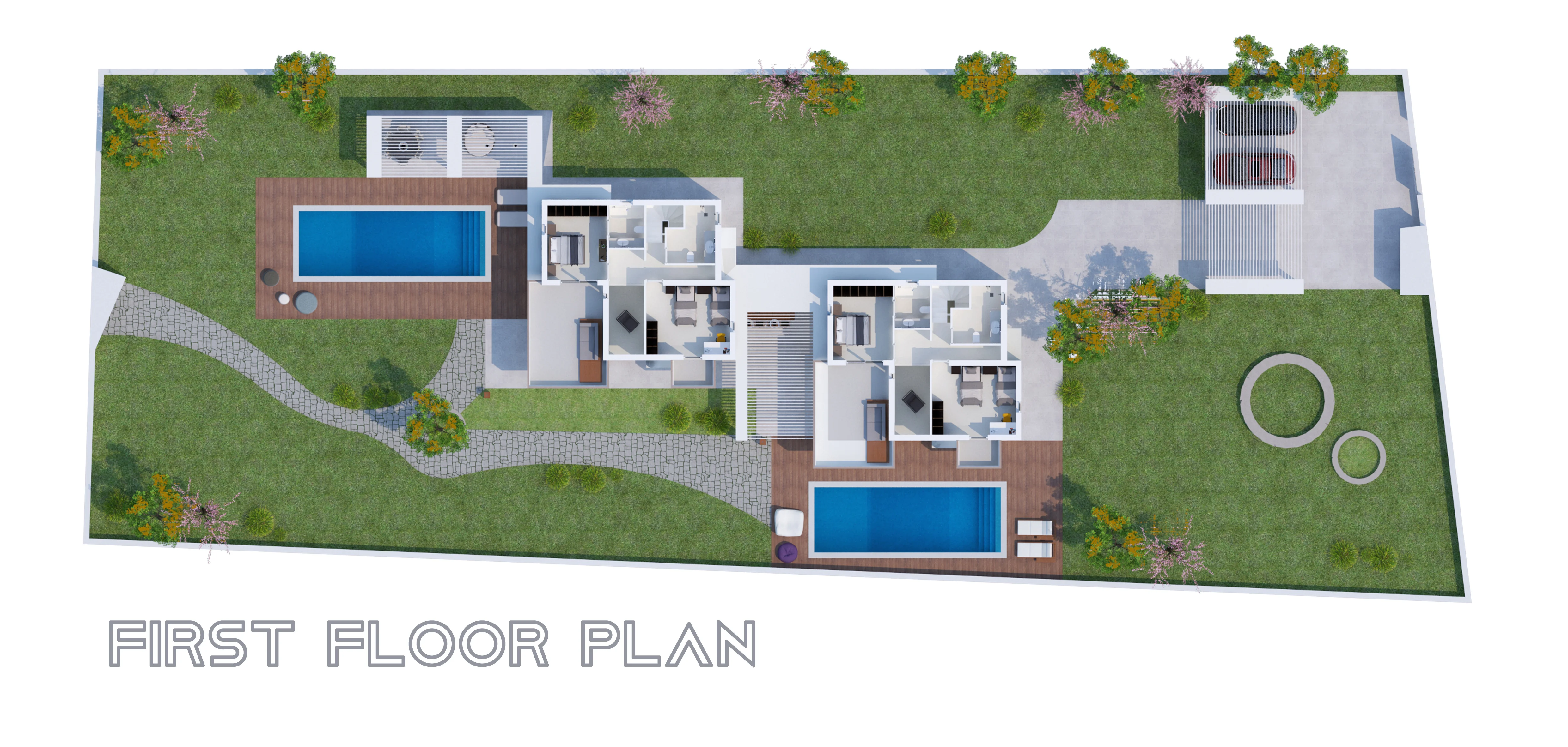 Aegina two-storey residences