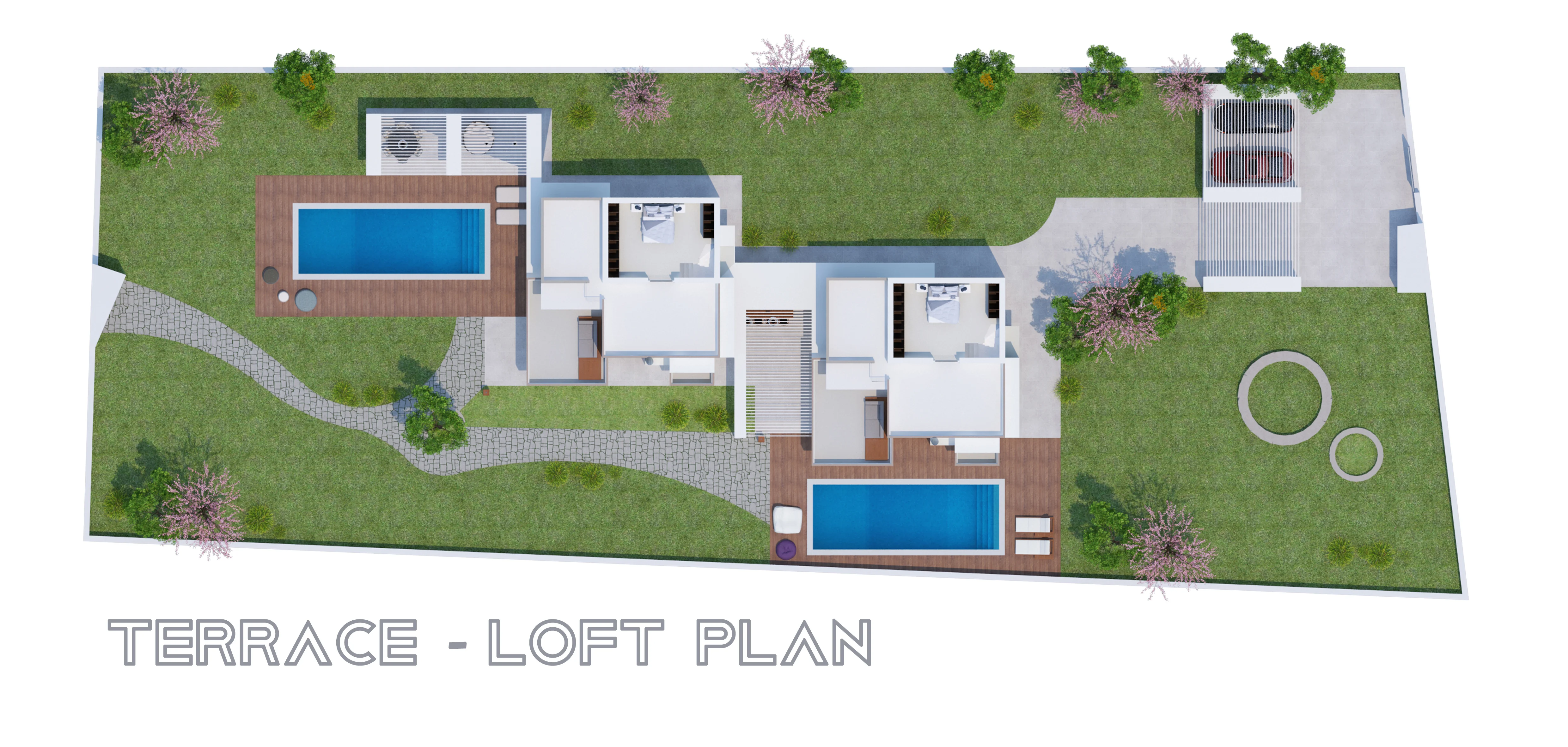 Aegina two-storey residences