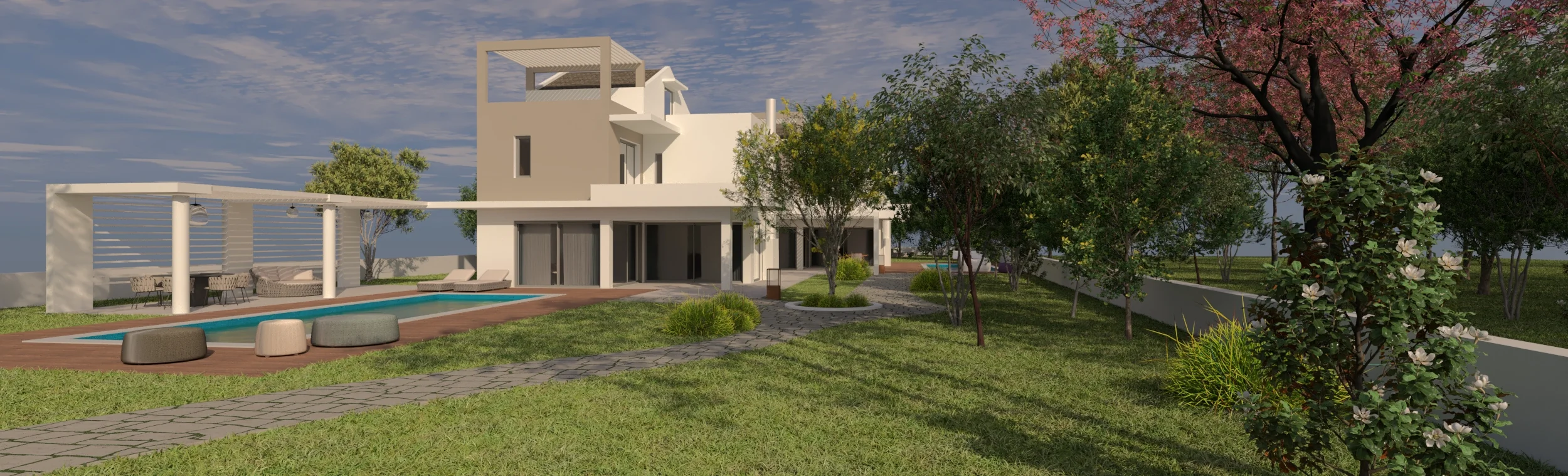 Aegina two-storey residences