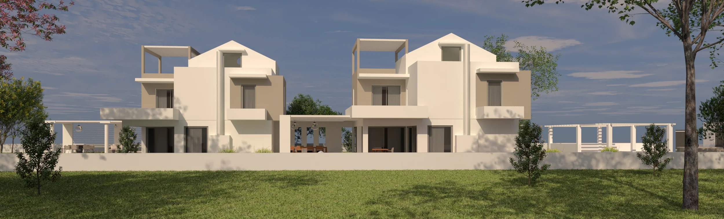 Aegina two-storey residences