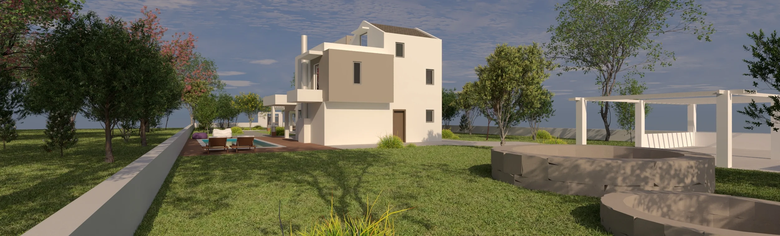 Aegina two-storey residences