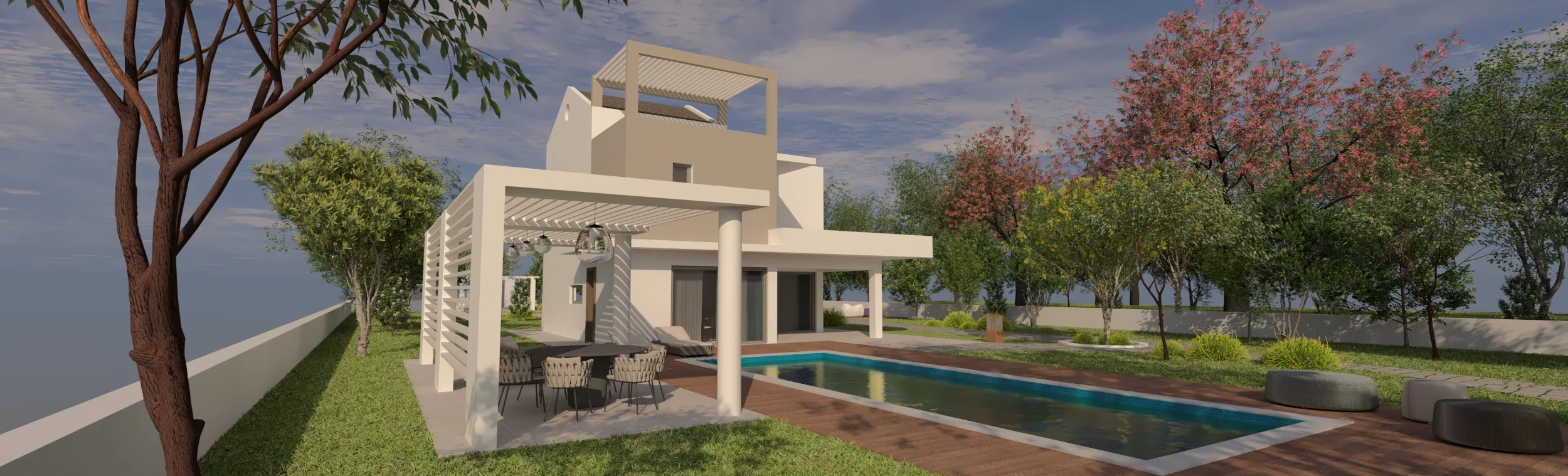 Aegina two-storey residences