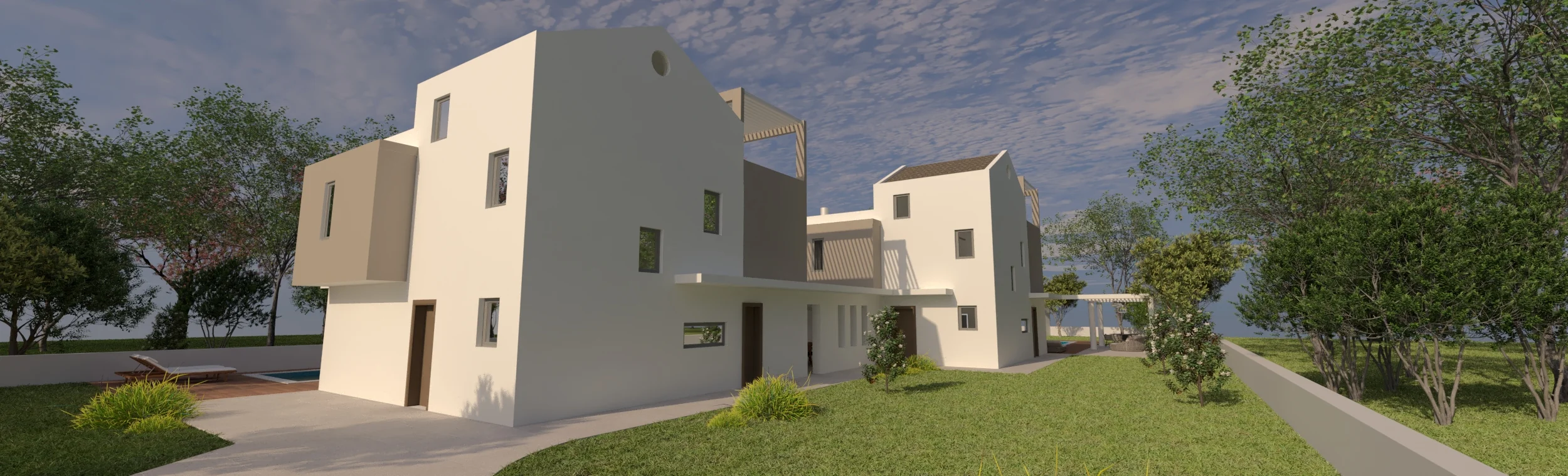 Aegina two-storey residences