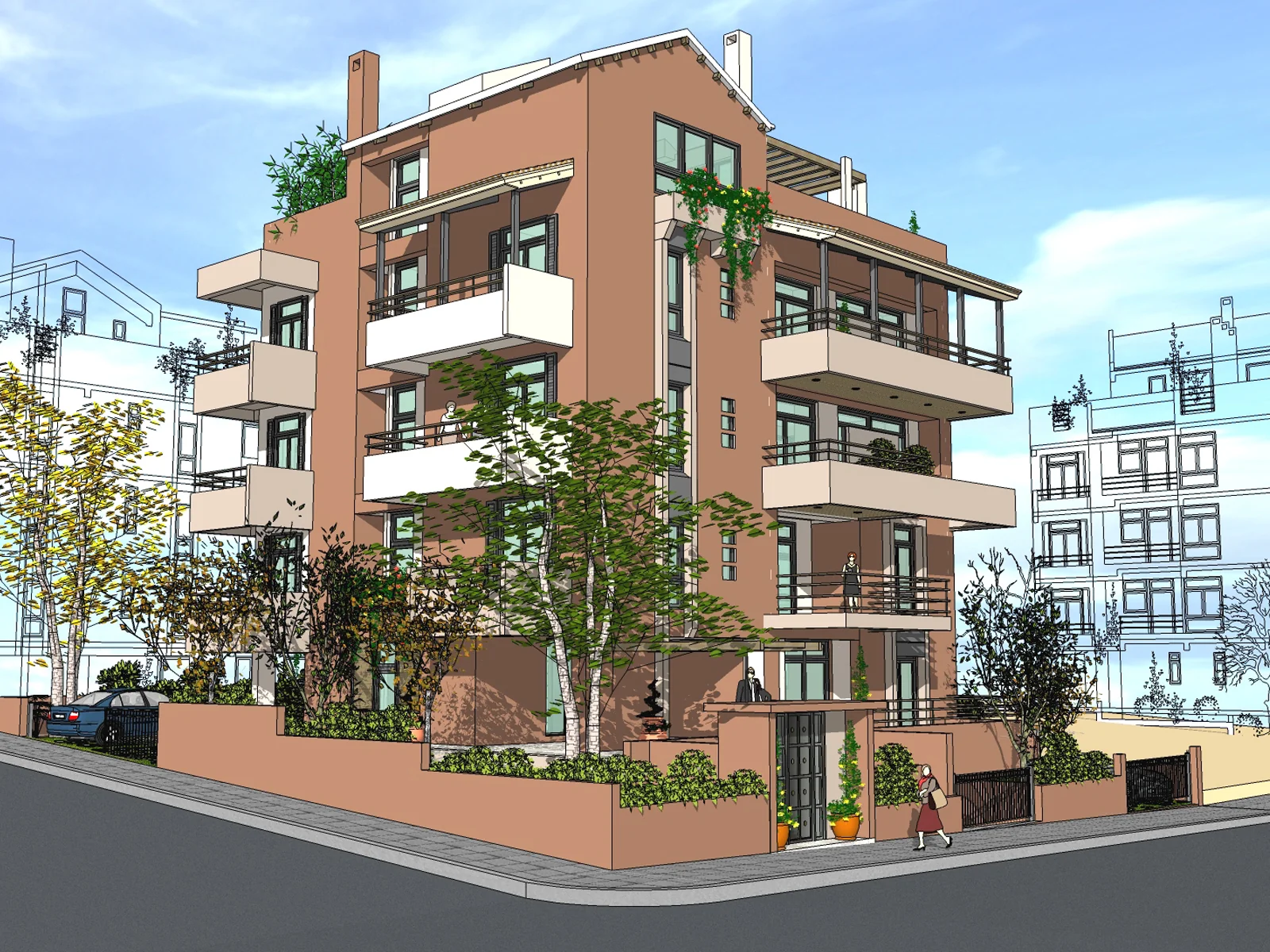 Papagou Bioclimatic Residence 