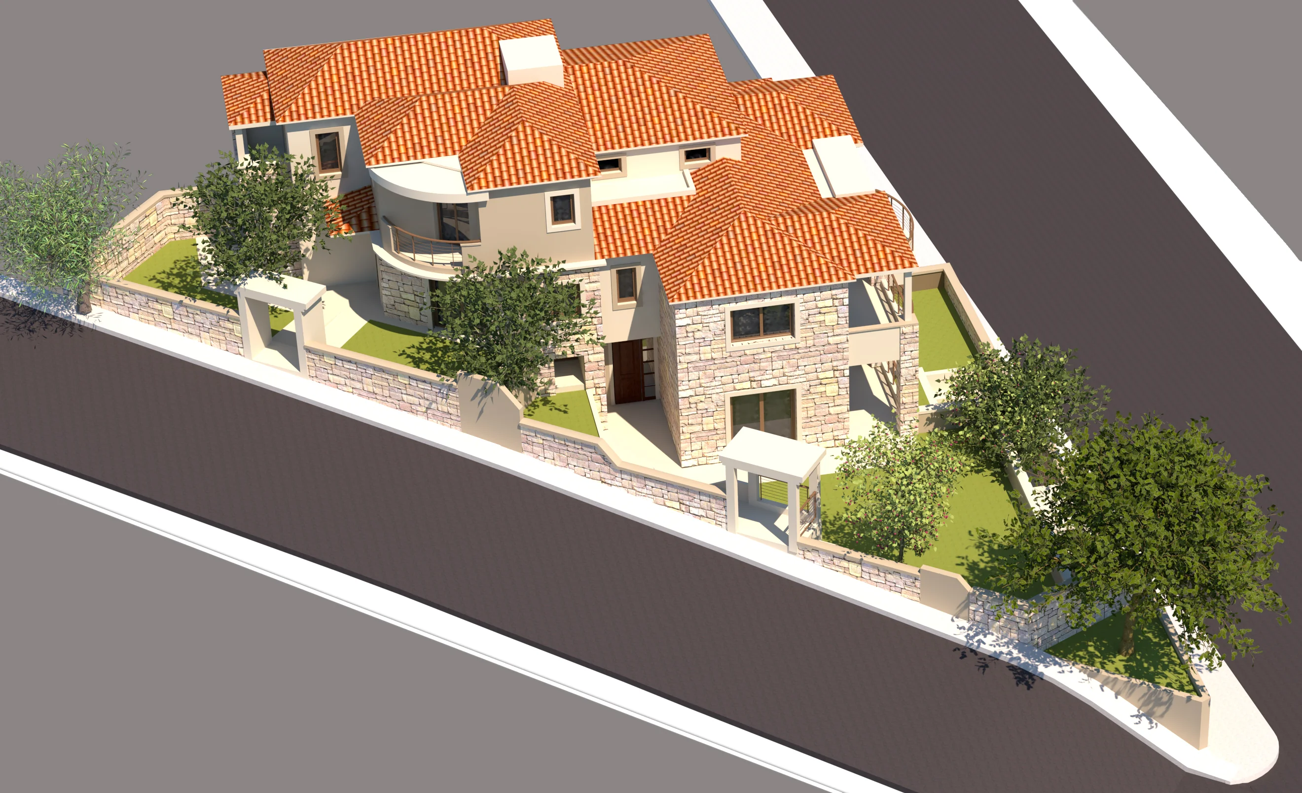 Penteli two-storey building 