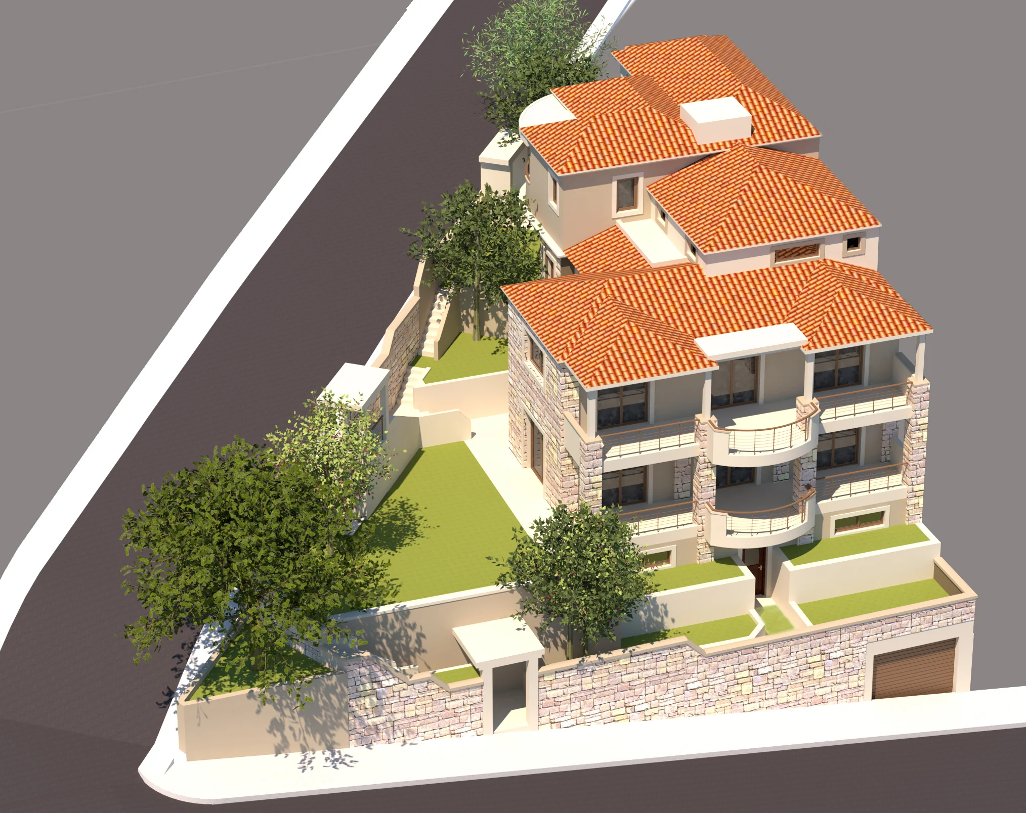 Penteli two-storey building 