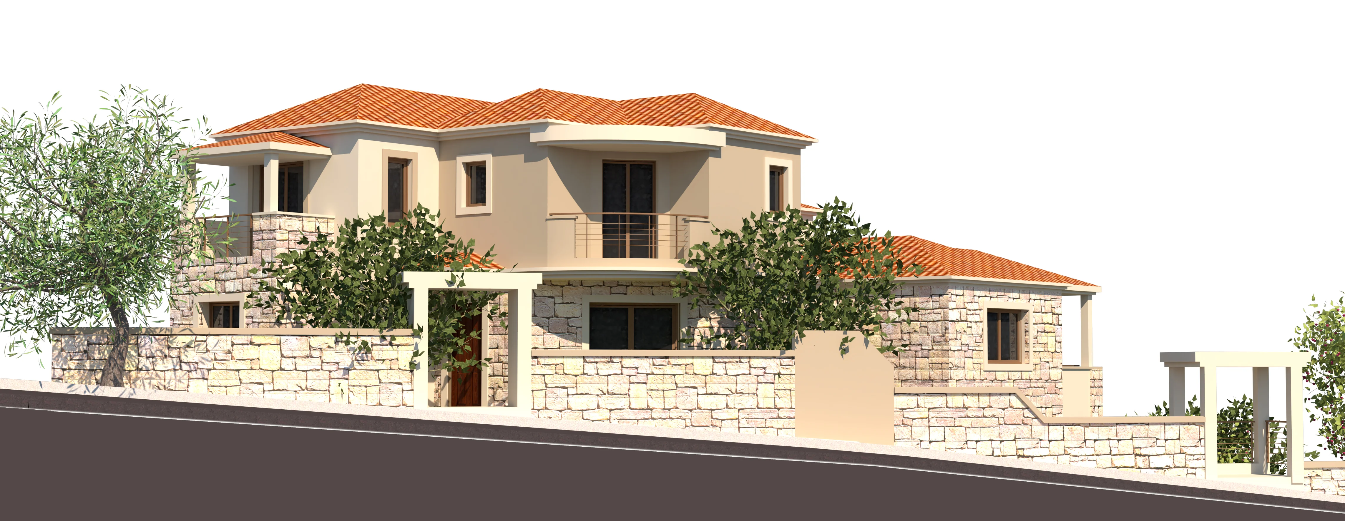 Penteli two-storey building 